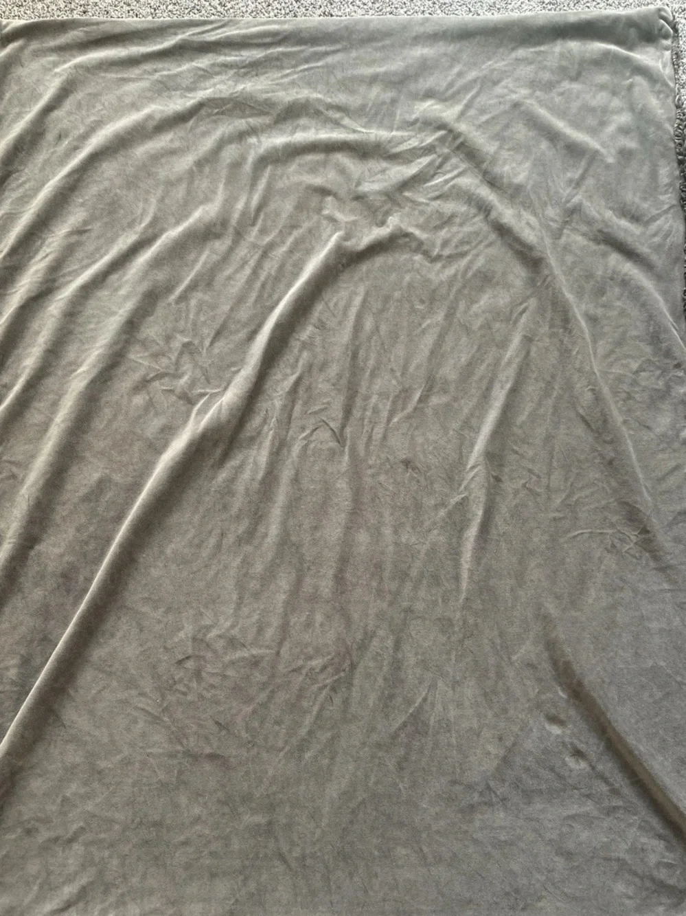 Restoration Hardware Faux Fur Brown Throw Blanket